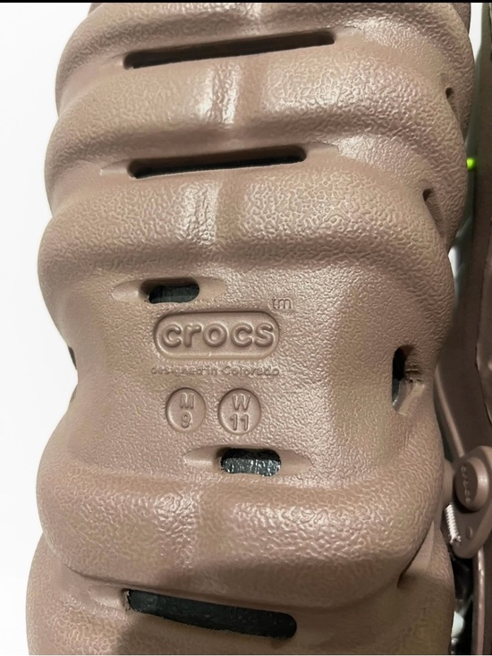 CROCS Echo  Brown Vented Clog Sandals with Adjustable Back Strap main image 7